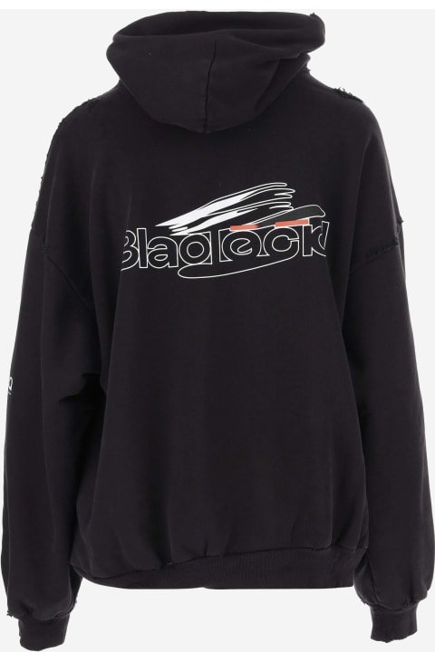Clothing for Men Balenciaga Cotton Sweatshirt With Ai Generated Pattern