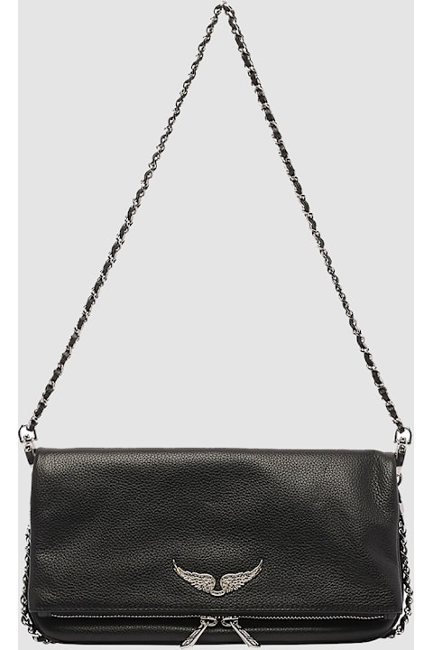 Zadig 
Voltaire Black Leather Shoulder Bag
