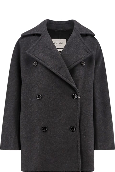 Homeware Max Mara 'asturie1234' Grey Cashmere Blend Coat