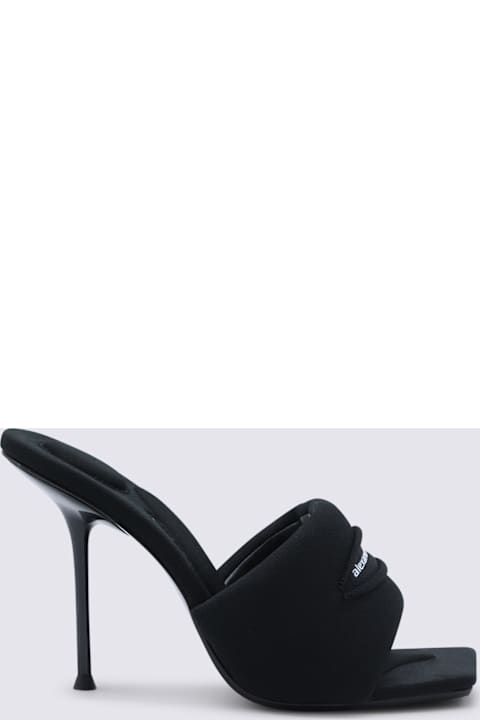 Alexander Wang Black Leather Sandals