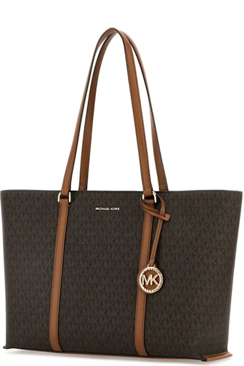أدوات منزلية Michael Kors Printed Canvas Temple Shopping Bag