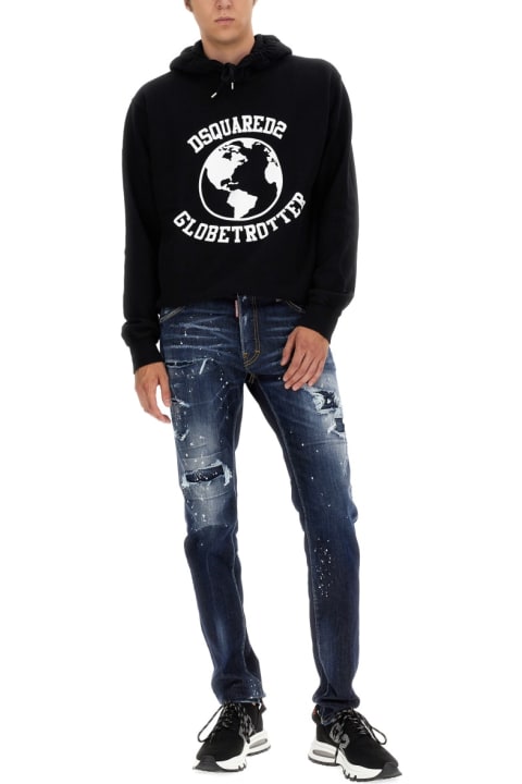 Dsquared2 Sale for Men Dsquared2 Globetrotter Sweatshirt