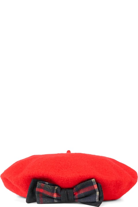 Homeware Patachou Red Beret For Baby Girl With Bow