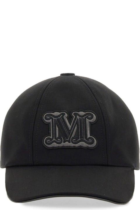 Hats for Women Max Mara Logo Embroidered Baseball Cap