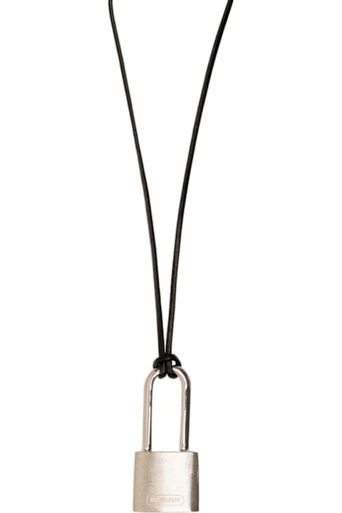 AMBUSH حُلي لـ القسم الرجالي AMBUSH Padlock Pendant Necklace