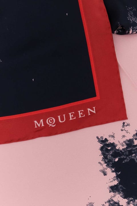 Alexander McQueen Scarves & Wraps for Men Alexander McQueen Printed Twill Foulard