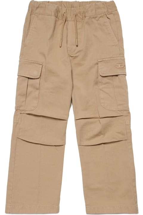 Bottoms for Boys Diesel Picar Trousers Diesel Gabardine Cargo Pants