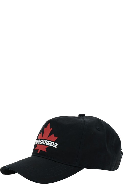 メンズ Dsquared2のアクセサリー Dsquared2 Baseball Cap With Logo Embroidery