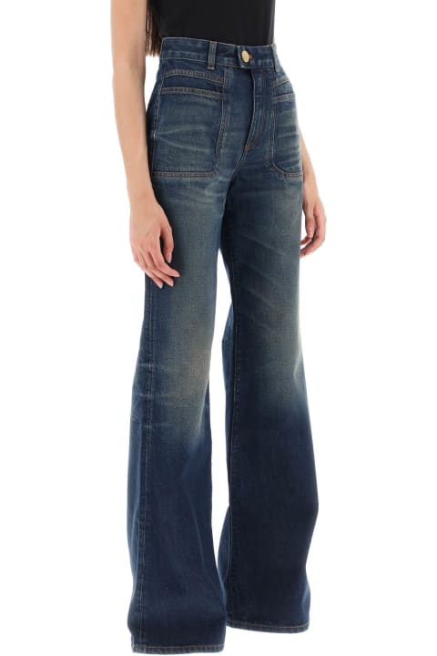 Balmain Jeans for Women Balmain Denim Flare Jeans