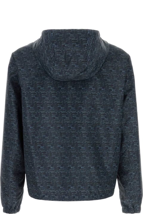 Sale for Men Fendi Printed Polyester Reversibile K-way