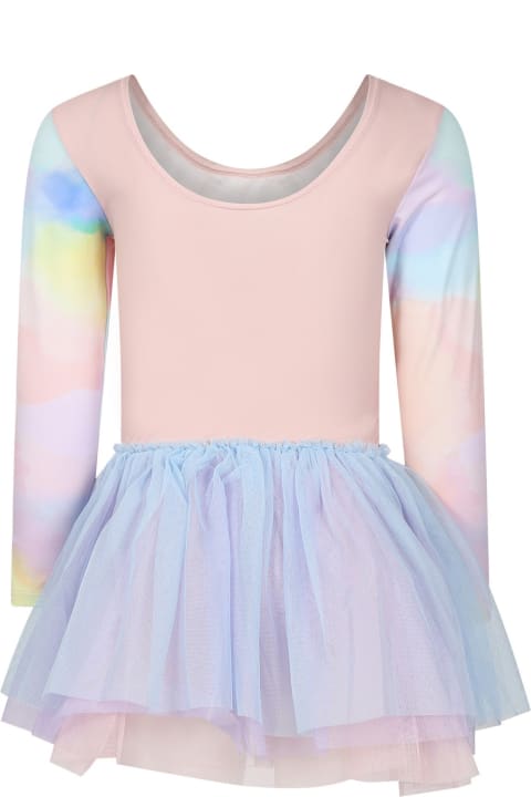 Dresses for Girls Stella McCartney Kids Multicolor Body For Girl With Unicorns