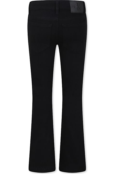 Homeware Calvin Klein Black Jeans For Girl With Logo