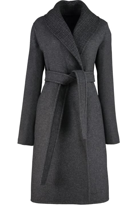 Givenchy Coats & Jackets for Women Givenchy Belted Coat