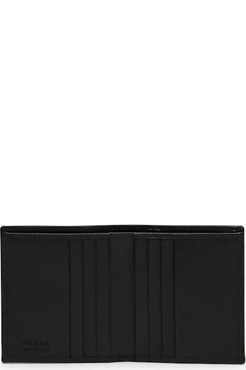 Prada Wallets for Men Prada Black Wallet In Nylon E Saffiano