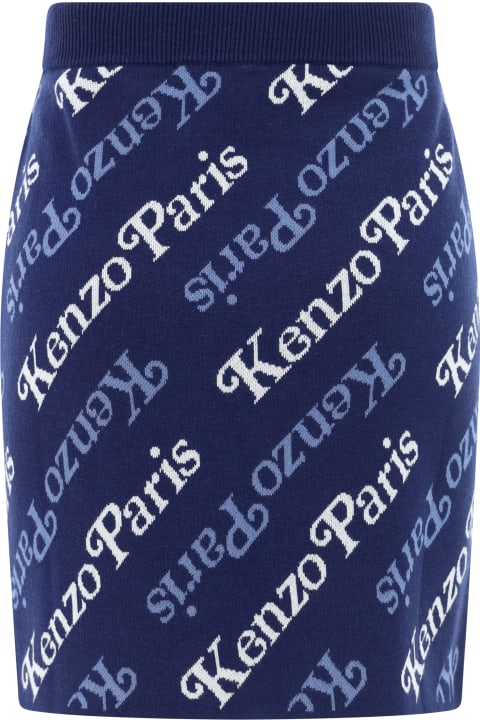 Kenzo Skirts for Women Kenzo All Over Logo Skirt
