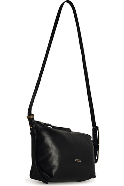 خصم على السيدات Isabel Marant 'leyden' Mini Black Leather Crossbody Bag