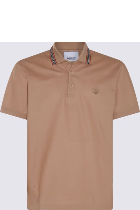 Fashion for Men Burberry Beige Cotton Polo Shirt