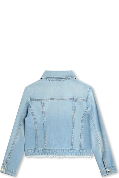 Chloé Coats & Jackets for Girls Chloé Denim Jacket With Embroidery