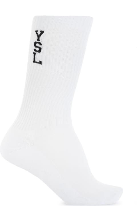 メンズ Saint Laurentのアンダーウェア Saint Laurent Socks With Logo