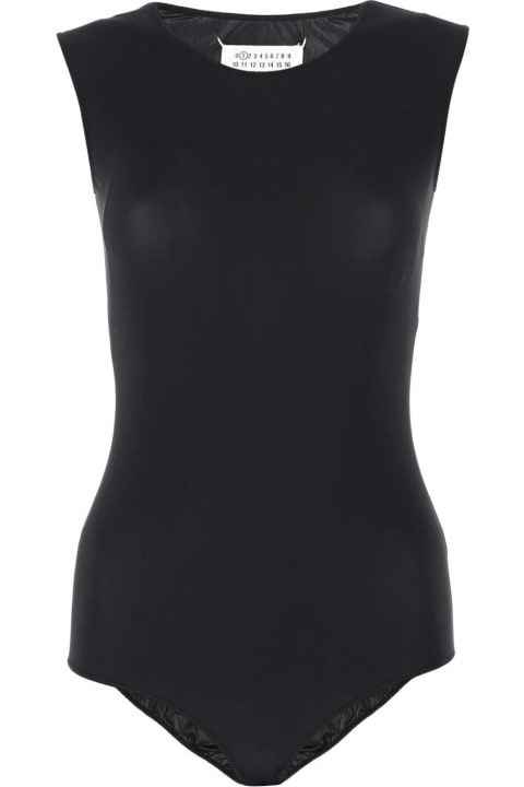 Fashion for Women Maison Margiela Black Stretch Nylon Body
