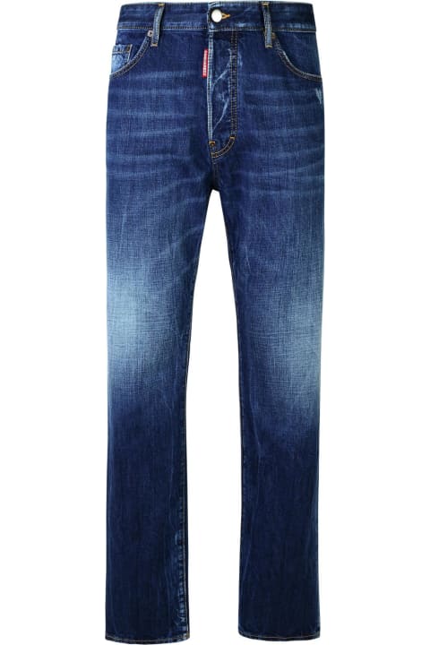 Homeware Dsquared2 642 Blue Cotton Denim Jeans