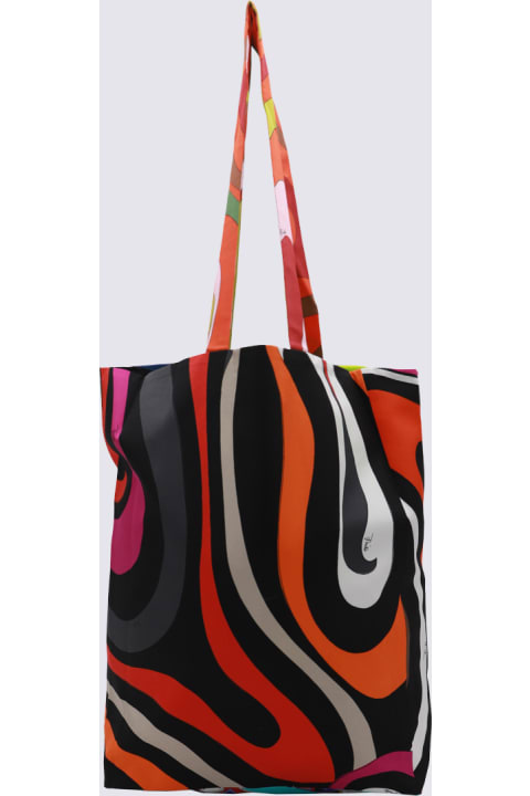Pucci Totes for Women Pucci Multicolor Silk Tote Bag