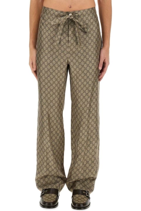 Gucci Clothing for Men Gucci Gg Supreme Printed Pants