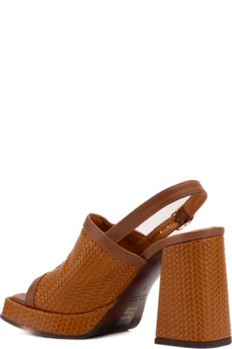 Chie Mihara Sandals for Women Chie Mihara Zimi Sandals In Woven Effect Leather
