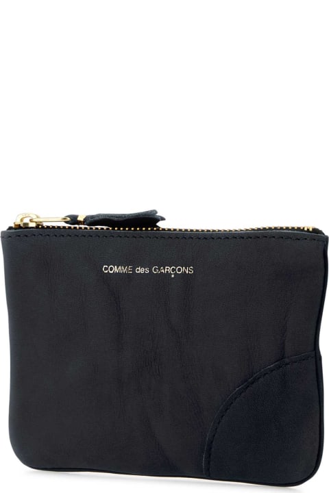 Bags for Women Comme des Garçons Black Leather Pouch