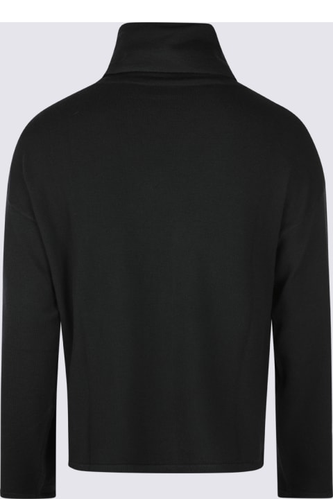 Saint Laurent Sweaters for Men Saint Laurent Black Wool Knitwear