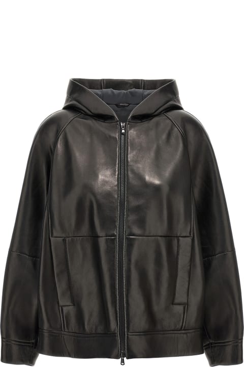 Coats & Jackets for Women Brunello Cucinelli 'monile' Hooded Jacket