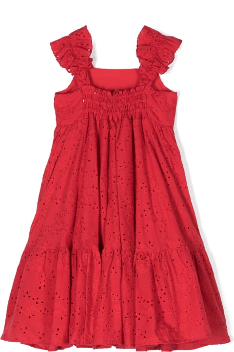 Dresses for Girls Monnalisa Monnalisa Dresses Red