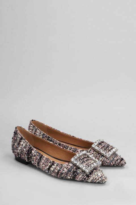 آخر صيحات الموضة من السيدات Roberto Festa Amaia Ballet Flats In Rose-pink Wool