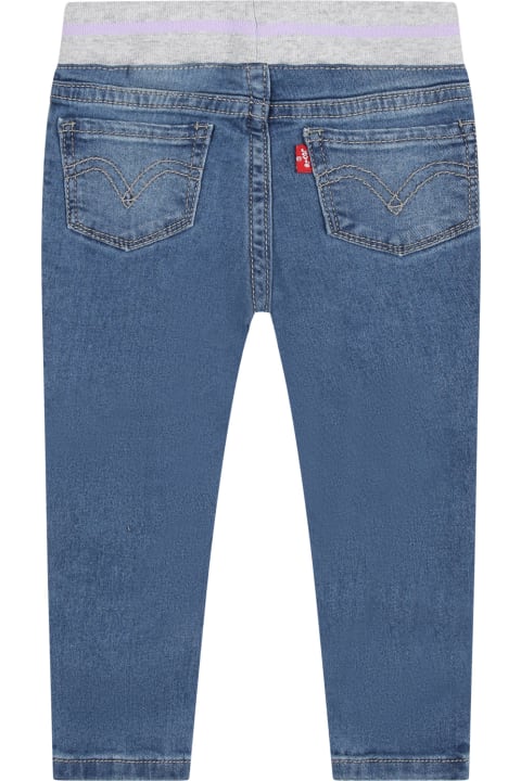 ベビーガールズ Levi'sのボトムス Levi's Denim Jeans For Baby Boy With Logo Patch