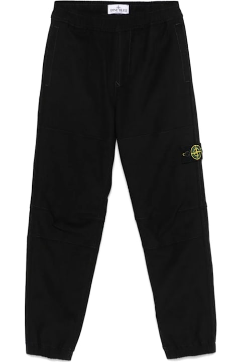 Stone Island Junior ملابس تحتية لـ أولاد Stone Island Junior Stone Island Kids Trousers Black