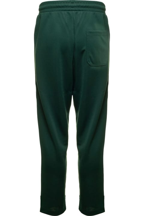 Green  Technical Fabric Track Joggers With Logo Golden Goose Man