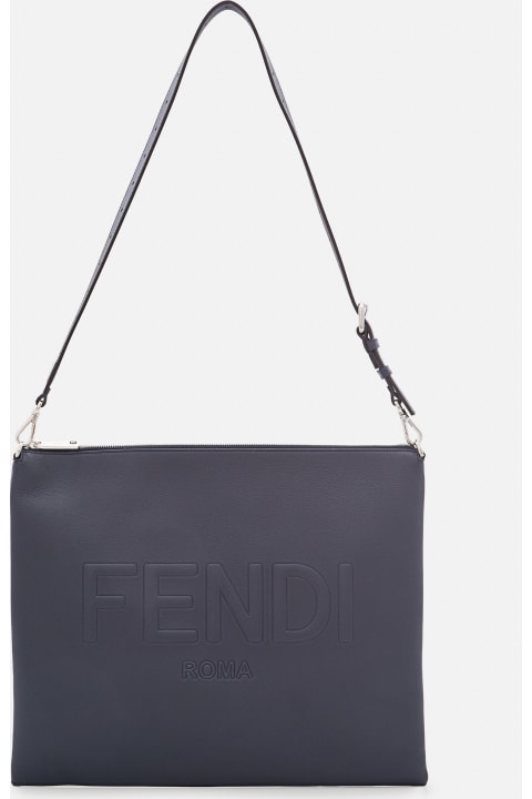 Shoulder Bags for Men Fendi Leather Fendi Messenger