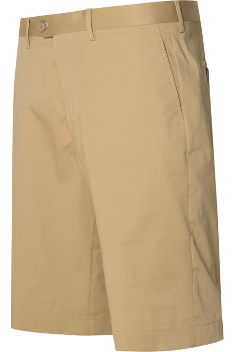 Etro for Men Etro Beige Cotton Bermuda Shorts