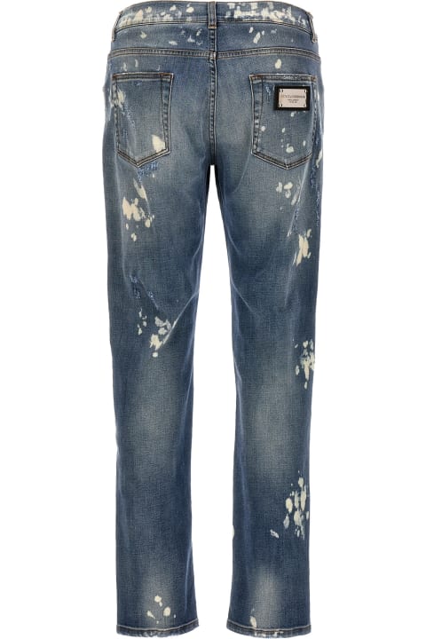 メンズ デニム Dolce & Gabbana 5-pocket Slim Fit Jeans