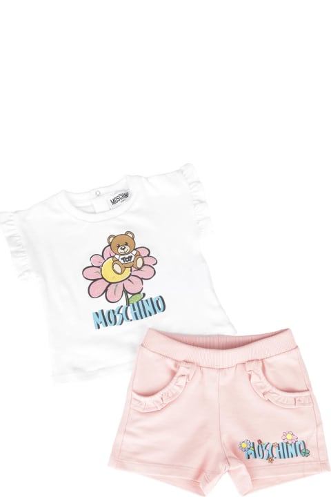 Bodysuits & Sets for Baby Girls Moschino Tshirt E Short