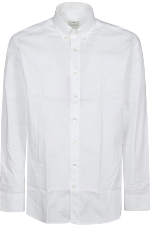 Etro Shirts for Men Etro Roma Button Down Logo Shirt