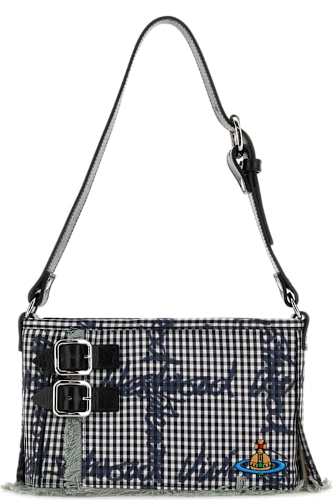 Homeware Vivienne Westwood Printed Fabric Heather Shoulder Bag
