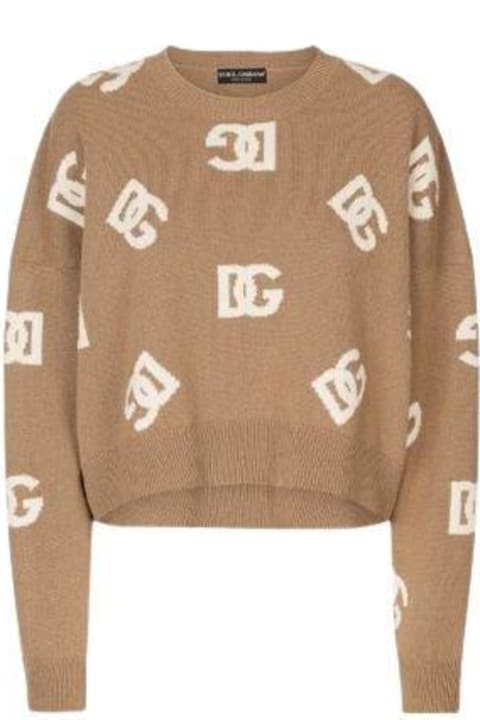 Sweaters for Women Dolce & Gabbana Intarsia-knit Jumper