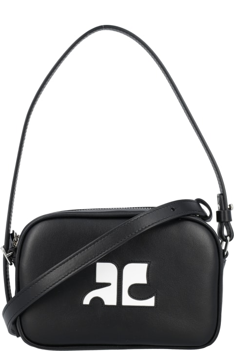 Shoulder Bags for Women Courrèges Slim Leather Camera Bag
