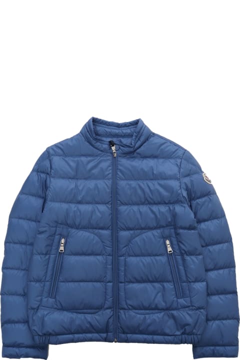 Coats & Jackets for Boys Moncler Blu Acorus Jacket