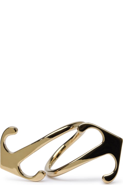 Jewelry for Women Off-White 'mono Arrow' Gold Brass Ring