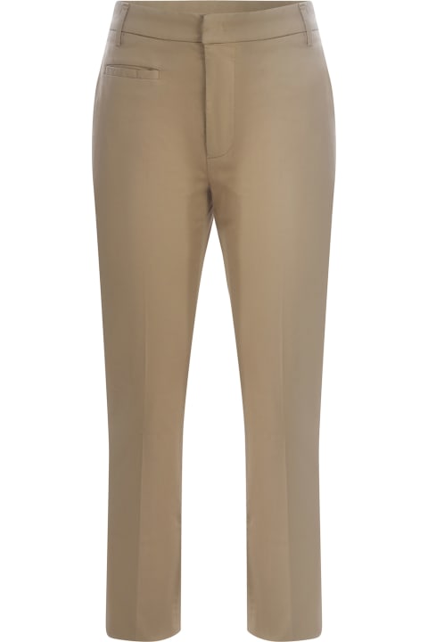 Dondup Women Dondup Trousers Dondup "ariel" Trousers Made Of Cotton