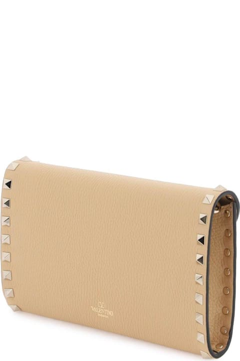 Homeware Valentino Garavani Garavani Rockstud Foldover Top Crossbody Bag