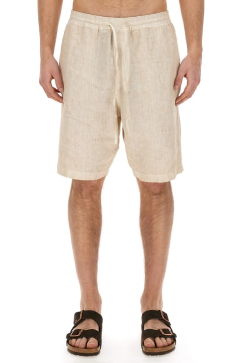 120% Lino Clothing for Men 120% Lino Linen Bermuda Shorts