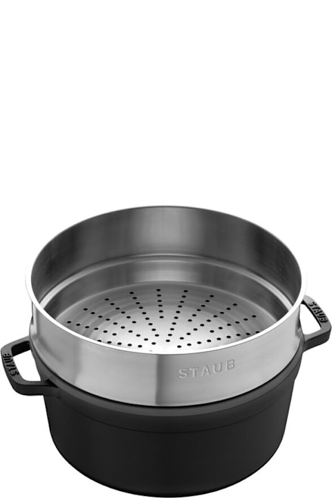 أدوات المائدة Staub Cocotte Con Cestello A Vapore Rotonda